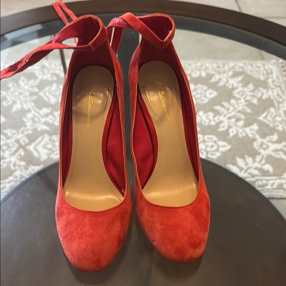 Elegant Burnt Orange Women's Shoes - Picture 2 of 9